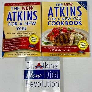 Dr. Atkins Books (lot of 3)